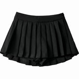 High Waist Side Zipper Skirt