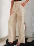 Pleated Wide Leg Pants