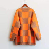 Women’s plaid loose overcoat