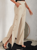 Pleated Wide Leg Pants